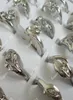 Ring de bijoux entiers lots de salines blanches anneaux plaqués en argent alliage femme alliage lr105 5659746