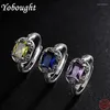 Cluster anneaux S925 Silver Sterling For Women Men Fashion Fashion Ancient Géométrique Inrangée Zircon Simple Punk Jewelry Lover Gift