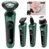 Shavers 4 In 1 Smart Electric Shaver LCD LCD Digital Display Threehead Floating Razor USB oplaadbaar wasbaar multifunctioneel baardmes