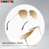 Lunettes de soleil hommes Concaves Lunettes de soleil Femmes anti-rayons UV400 SUN VERRES SUR METAL ECORE