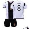 Jerseys 23 Germany Home Jersey No. 13 Mler 19 Sane 7 Haverz 8 Kroos Football Suit Set Drop Delivery Baby Kids Maternity Clothing Child Otrqx