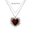 Pendant Necklaces Stylish Heart Necklace For Women With Scented Oil Unique Aesthetic Choker Fashionable Neckchain 264E