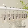 Hangers 10Pcs Clothespin Rack Hat Pants Socks Drying Storage Hanger Home Travel Multifunctinal Clothes Clips Underwear Racks