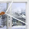 Adesivos de janela filme interno de inverno 0,25mm à prova de vento e quente são feitos de material de PVC especial resistente ao frio