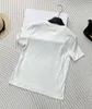 T-shirt pour femmes Début de printemps Nouveau Nanyou Cha Age réductrice décontractée simple et élégante manche de style paresseux
