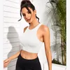 Tanks féminins Athletic Casual Running Fitness Sexy Ladies Top Top Recyclé Nylon à séchage rapide Humidité Eicking Transpiration Femme