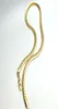 Skalor hudkedja solid kubansk länk halsband fantastisk 24k fin 18ct thailändsk baht g/f guld autentisk 10mm mens 24 "60cm3452539