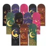 Enveloppe-cadeau 12 PCS Sac enveloppe rouge cartes vierges Eid Moubarak enveloppes enveloppes de réception de papier Bills Muslim Party