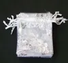 20x30 cm 100 szts biały motyl organza biżuteria ślubna torba prezentowa 70x90 mm torebki imprezowe torebki 5062132