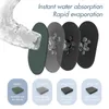 Bath Mats Diatomite Cushion Bathroom Toilet Quick-drying Hydrophilic Pad Non-slip Mat Carpet Door For Safety