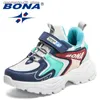 Baskets baskets bona 2023 Nouveau designer chaussures de sport de mode de mode en dente