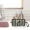 Sacs de rangement Voyage Orla Kiely Dark Color Tobetry Toitry Sac scandinave fleur scandi rétro maquillage cosmétique pour beauté Dopp Kit Box