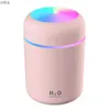 Humidifiers Colorful Cool Mini Humidifier USB Desktop Humidifier for Car Office Room Bedroom Auto Shut-Off 2 Mist Modes Super Quiet