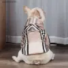 Moda luksusowy projektant pies pies odzież woda odporna na pies francuski byk pensa odzieżowa kraciarka na szczeniaki hurt francuski buldog chihuahua schnauce