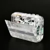 Player Transparent Shell Bluetooth Tape Player unterstützt Bluetooth -Eingang/Ausgang/FM Radio -Kassette Tape Walkman Player