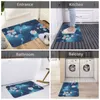 Carpets Koi Pond - Night Polyester Paillomat tapis tapis tapage de tapis Pootpad non glissé Corridor Corridor Corridor Cuisine Balcon Balcon