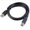 USB -printerkabel USB 3.0 2.0 Type een mannelijke naar B mannelijke kabel voor Canon Epson HP Zjiang label Printer DAC USB -printer