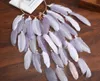 gold olive leaf hairpins Haimeikang Fashion Boho Feather Headband Macarons Light Color Tribe Festival Feather Hair Band Hippie Acc1594817