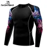 Suits Nadanbao Men's Compression Sport Suit Long Sleeve Rash Guards Surf Driving Fitness Gym T Shirt Bodybuilding Sports Workout Tee