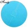 Baking Moulds Amoliy Silicone Mat Round Shape Non Stick Rolling Dough Pad Kneading Pastry Sheet Cake Kitchen Cooking Tool