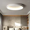 Loucles de plafond ultra-minces rondes nordiques lampe à chambre LED simple Maison moderne simple pour vivre