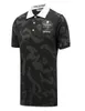 Summer Golf Clothing Men Short Sleeve Tshirts Svart eller vita färger kamouflage tygutdoor sportpolos skjorta 22060627244636824090