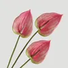 Fleurs décoratives de simulation haut de gamme Fleur Guanyin Lotus Arrangement de matériaux artificiels Mariage de mariage