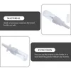 Bouteilles de rangement bouteilles nasales portables portables 10 ml de rhinite brouillard pulvérisateur transparent 5pcs Dispensateur de poudre de nez