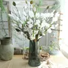 Dekorative Blumen künstliche falsche Blattmagnolien florale Hochzeit hellblau Hortenea Karnation