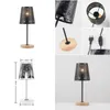 Tafellampen oygroup bedlamp met houten zwarte metalen stick en holle lampenkap E14 voor slaapkamers kantoor meisjes kamer slaapzaal din drop d dh9uy