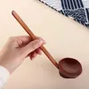 Löffel japanischer Stil langer Griff Holzlöffel Ramen Pot Colander Utensilien Suppe Geschirr Küche Utensil Tool