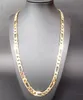 Tung 94G 10mm 18 K Yellow Gold GF Men039S Halsband Curb Chain Jewelry Pendant Neckor5594506