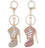 Crystal High Heel Shoes Key Chains Rings schoen hanger auto zaklia's voor dames meisje sleutelhangers cadeau7220297