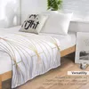 Decken Gold Geometrische Muster Illustration werfen Decke Manga flauschiges Sofa