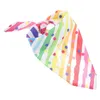 Dog Apparel Scarf Birthday Triangular Bandana For Pet Small Costume Decorate Polyester Party