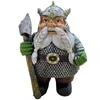 Figurine decorative Gnome Dwarf Norse Statue Decoration pende l'ornamento da giardino