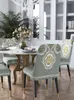 Chaves de cadeira Capas de estilo americano Arco Dining Table Dobas de ponta integral europeu integral