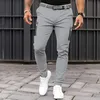 Maza Slim Fit Pants Hip Hop All Seasons Botwą Cool Casual Sports Street Dekoracja zamek prostej nogi 240403