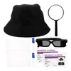 Party Decoration 1 Set Detective Cosplay Hat vergrotende lensglazen doen alsof spelen rekwisieten