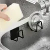 Kitchen Storage Organizer Sponge Holder Soap Drying Rack Self Stainless Racks Wall Drain Sink Adhesive Hooks Ste K8D0