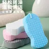 Bath Tools Accessories 3D Sponge Exfoliating Bath Scrubbing Sponges Fish Scale Bath Scrubbing Tool Adults sponja exfoliante para quitar piel muerta 240413