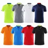 Quick Drying Short Sleeved Polo Shirt Golf Company Group Brand Breathable Fitness Lapel Sports 8Color Large 240410