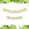 Party Decoration Patimate Welcome Baby Banner Jungle Woodland Animals Deced Shower Girl Girl Safari Birthday