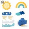 Bath Toys Hildren Bathroom Stickers Toys Baby Bath Toy Educational Kids Cognitive Puzzles Foam Floating Toy For Baby Bathtub Bathing Toys 240413