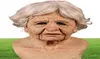 Party Decoration Old Man Scary Face Mask Halloween Masks For Costume Masquerade Cosplay Morfar Full Head Latex Masker9760597