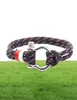 Mens Nautical Sailing Screw Bracelet Stainless Steel Shackles Black Tactical Rope Bangle Sailor Surfer Beachwear Male Jewelry 7856641