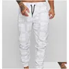 Herrbyxor herr sport jogger casual plädbyxor mode streetwear last fitness gym sweatpants kläder droppleverans kläder cl dhmlf