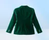 Women039s Suits Blazers Kadın Koyu Yeşil Kadife Blazer Ceket Zarif Ceket Kadın İnce Fit Offi