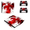 Naklejki Flaga Turcji Recep Tayyip Erdogan PS4 Slim Skin Sticker for Sony PlayStation 4 Konsola i 2 kontrolery PS4 Slim naklejka