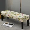 Chair Covers Bench Footstool Anti-dirty Protector Floral Printing Piano Slipcover Creative Home Decoration